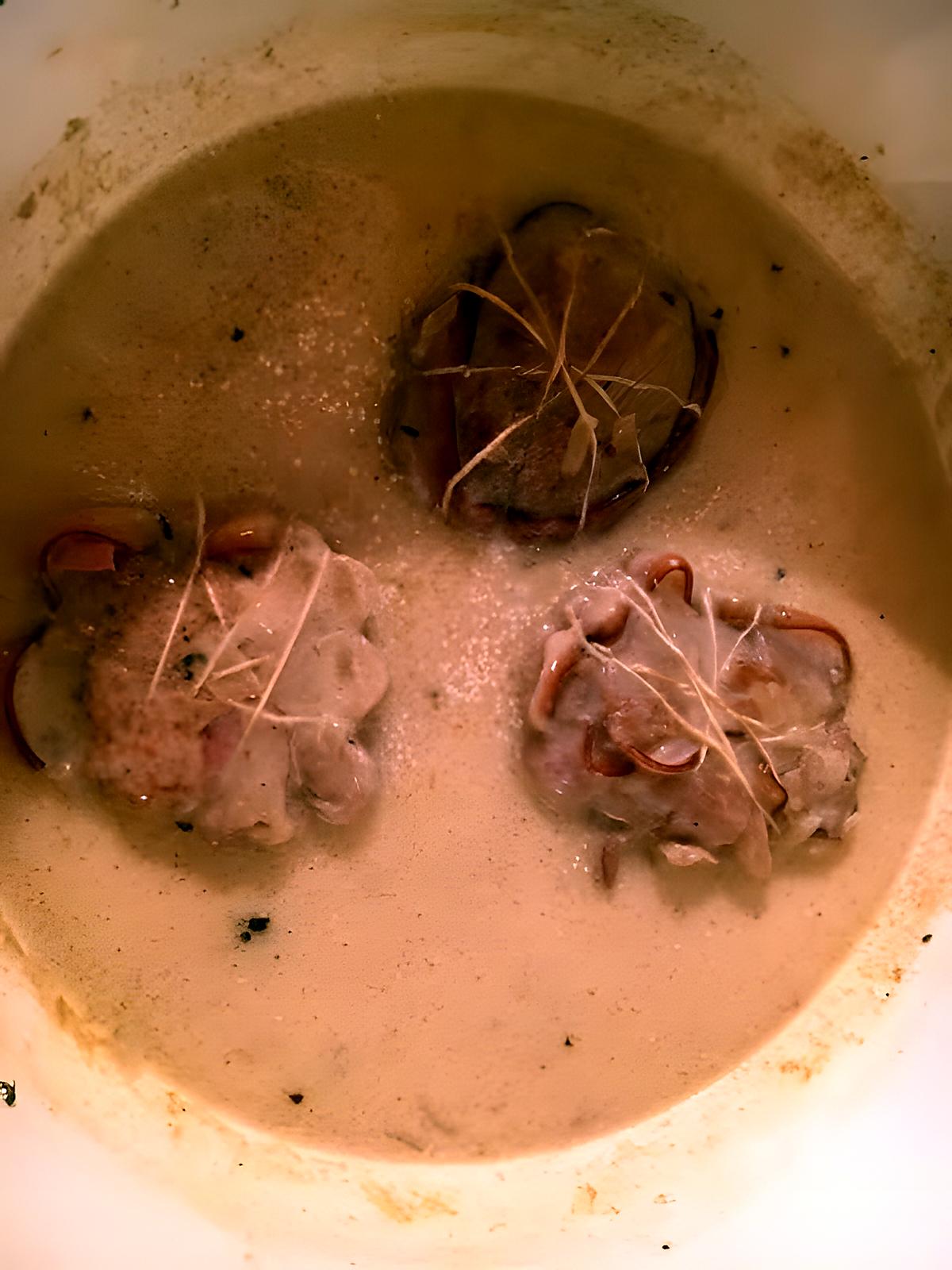 recette Paupiettes de veau à la biere