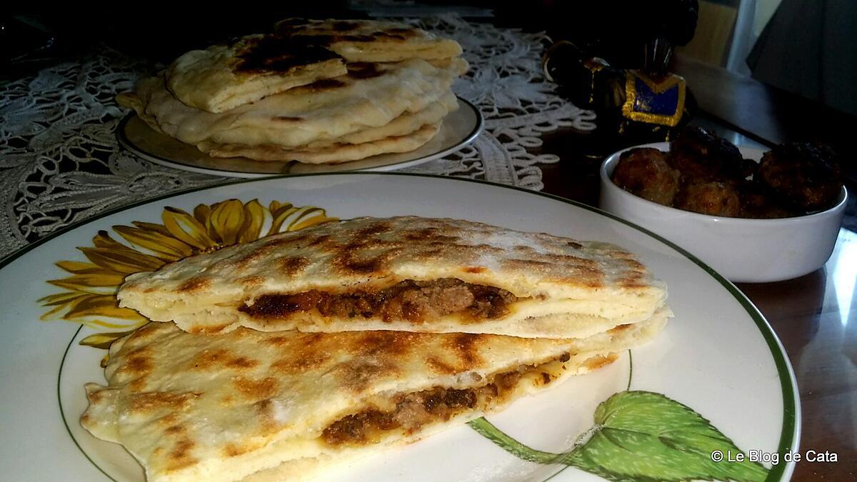 recette Naans à la viande hachée-  Keema naans