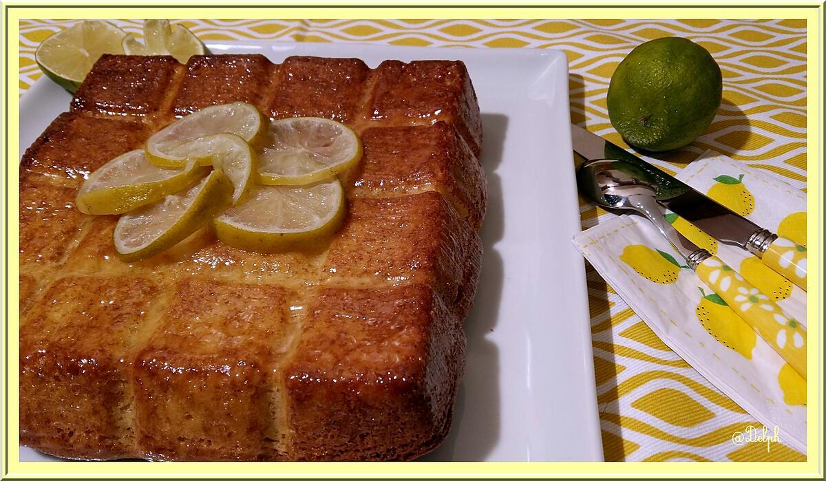 recette Cake au mascarpone et citron vert