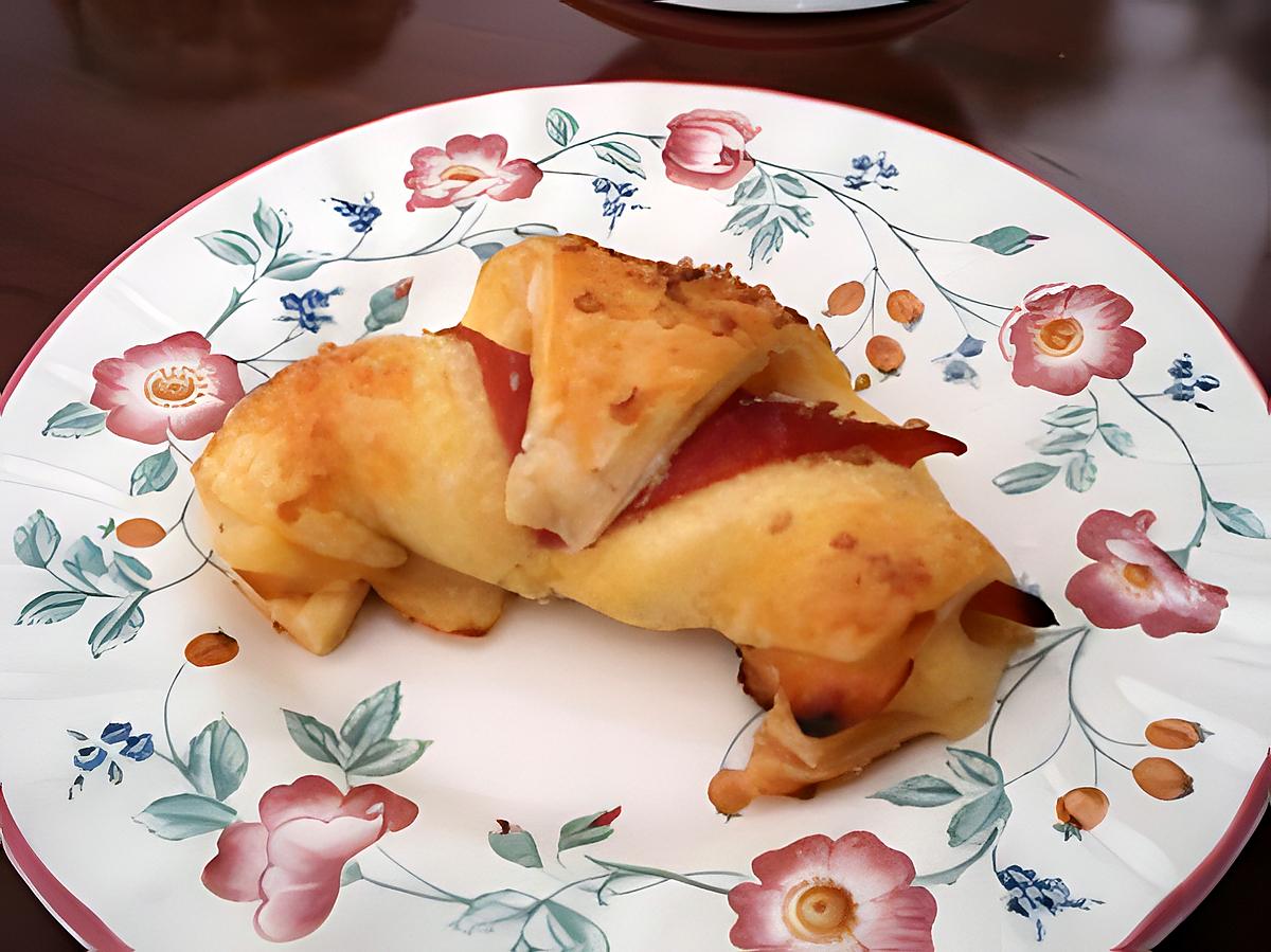 recette Feuilleté de croissant en amuses-bouche