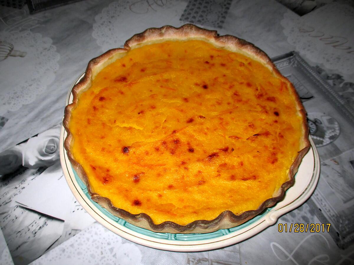 recette tarte à l'orange avec ou  sans gluten