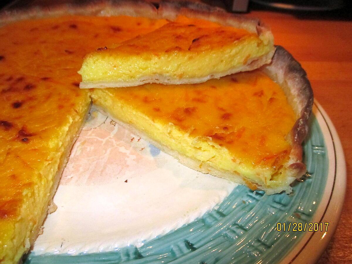 recette tarte à l'orange avec ou  sans gluten