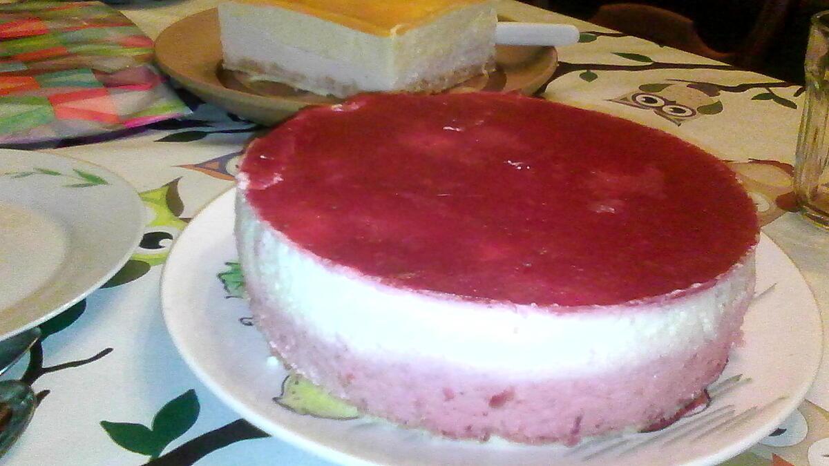 recette entremet fraise chocolat blanc