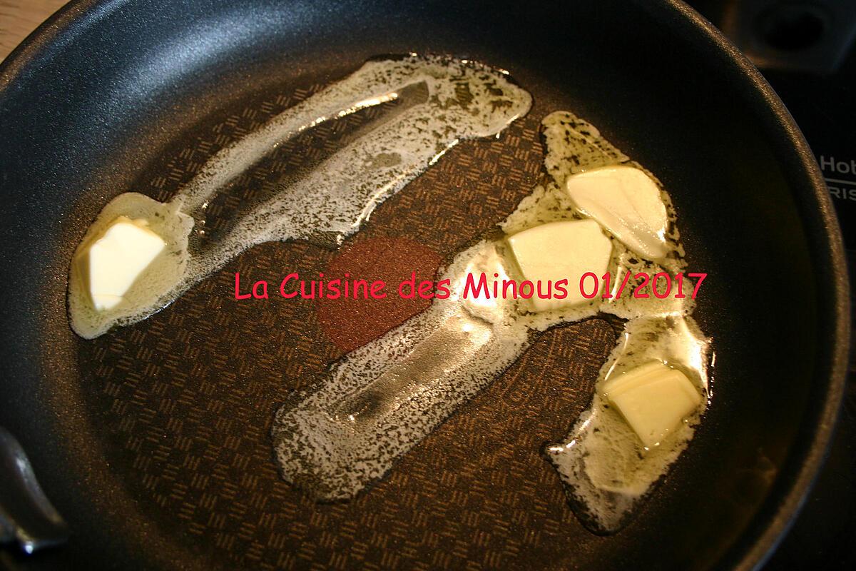 recette Aile de Raie Poêlée sauce à l'échalote