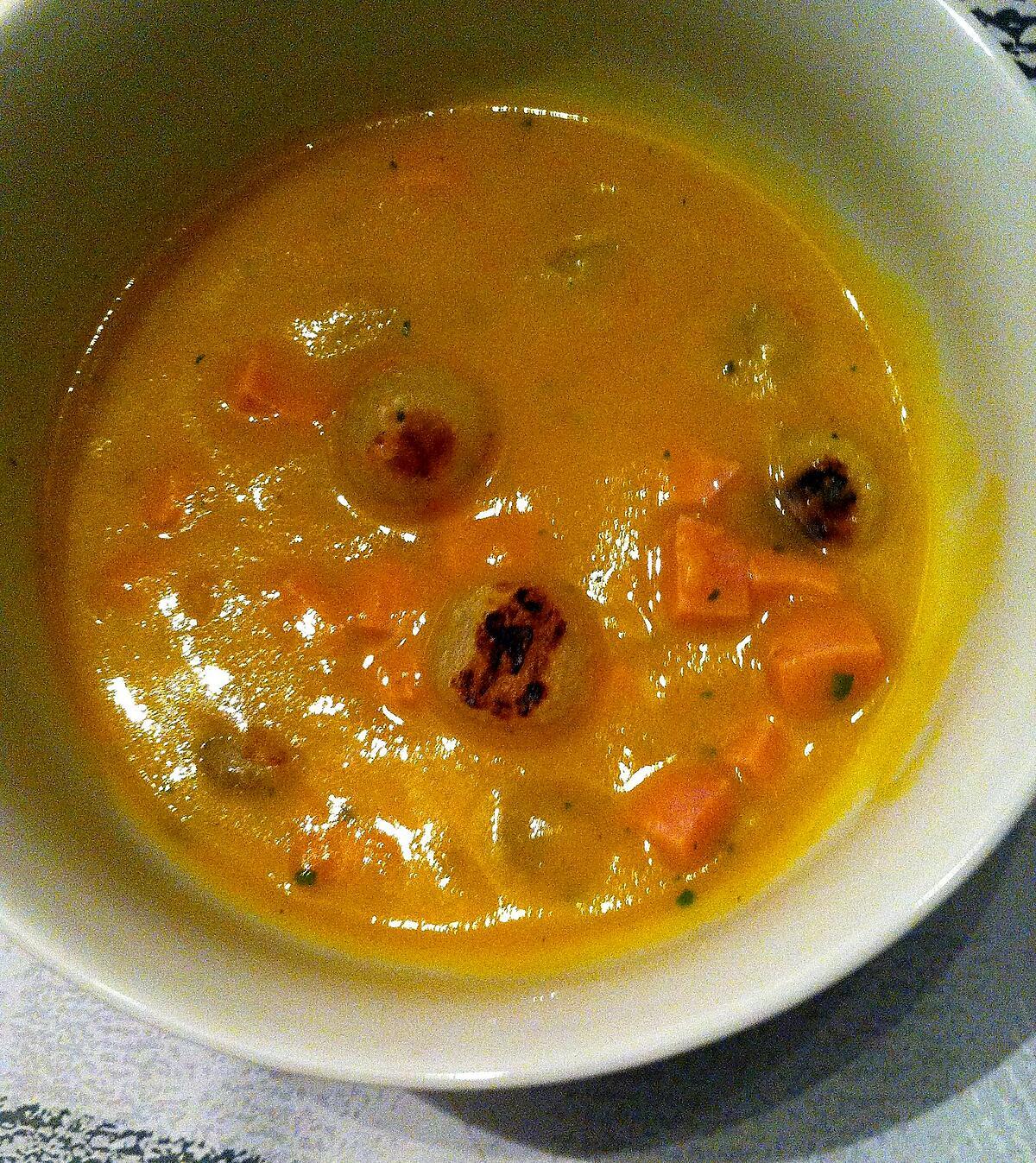 recette Velouté de navets et carottes aux épices