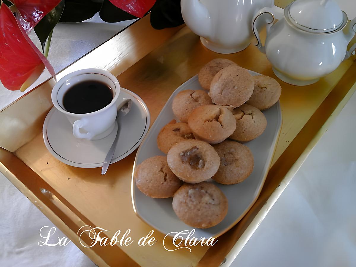 recette Financiers à la crème de marrons