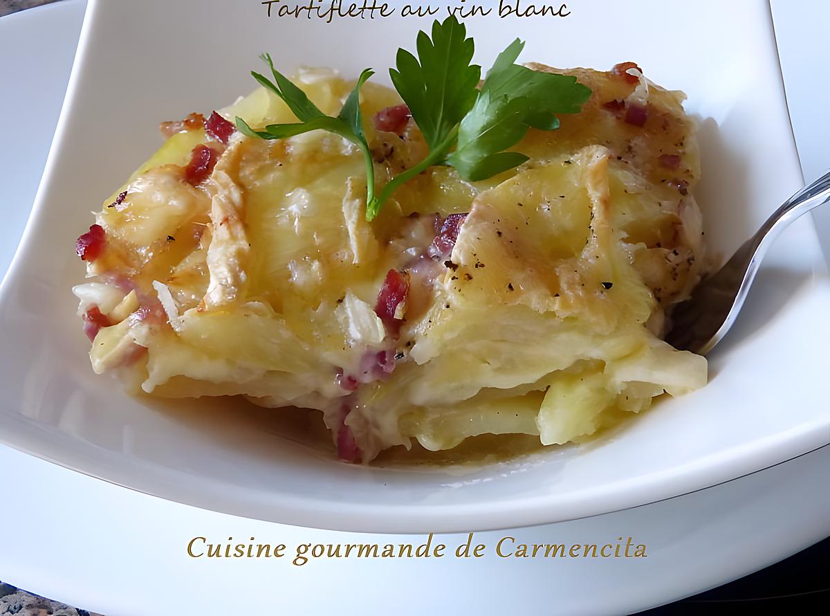 recette Tartiflette au vin blanc