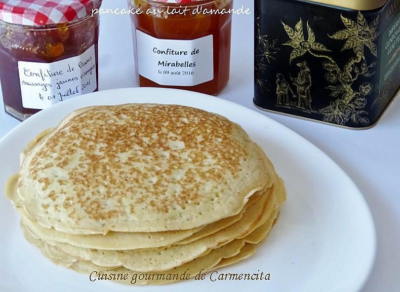 recette Pancake au lait d'amande