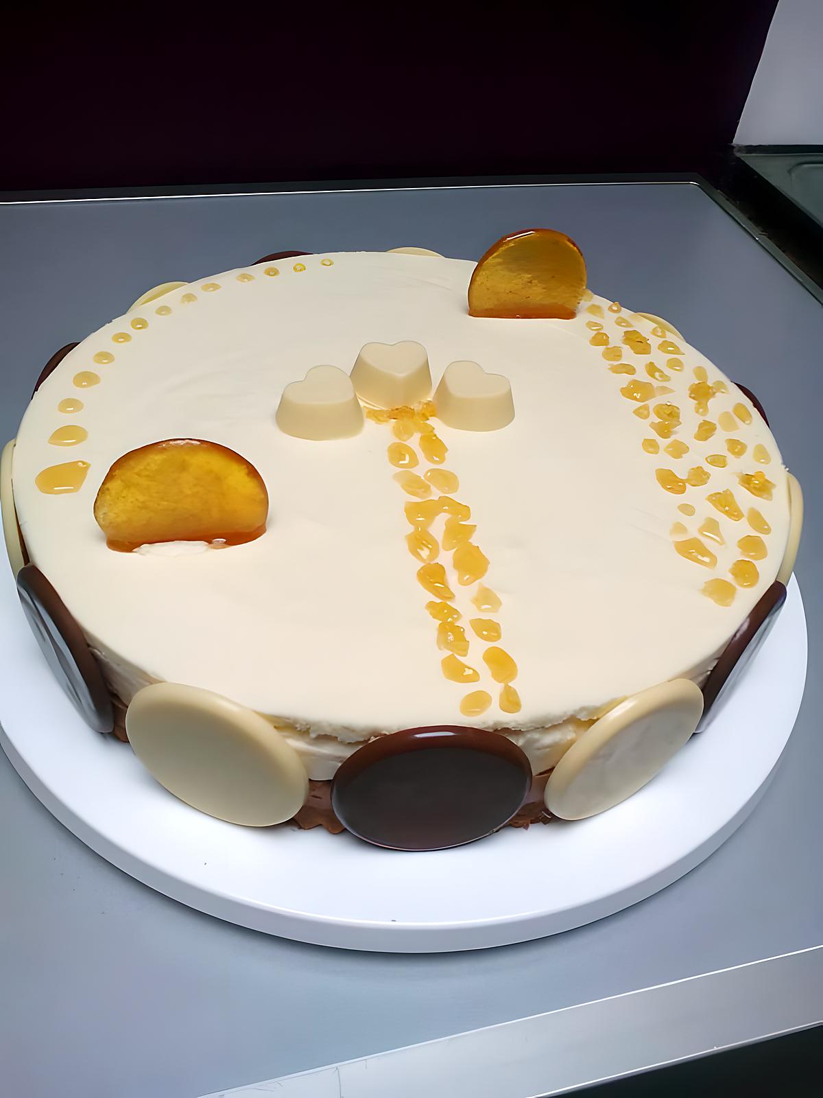 recette Entremet chocolat caramel au beurre salé