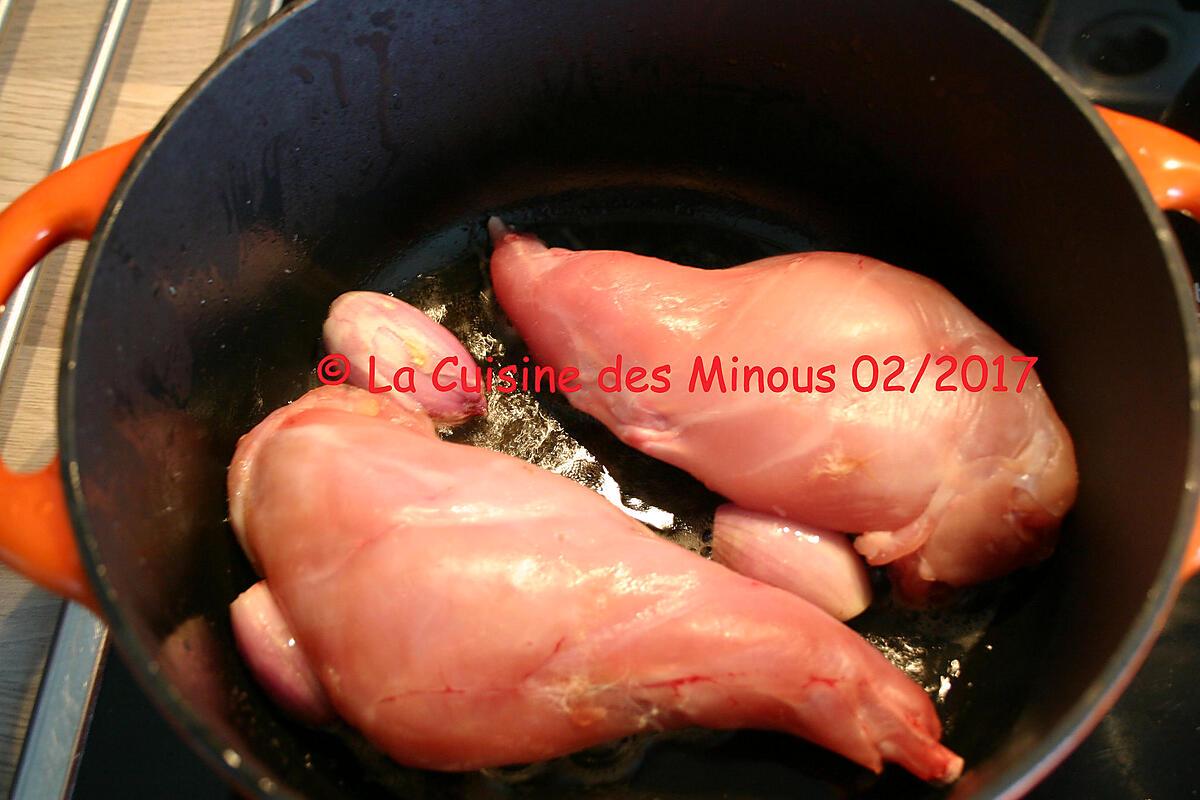 recette Cuisse de Lapin à la Torp-Mesnilaise