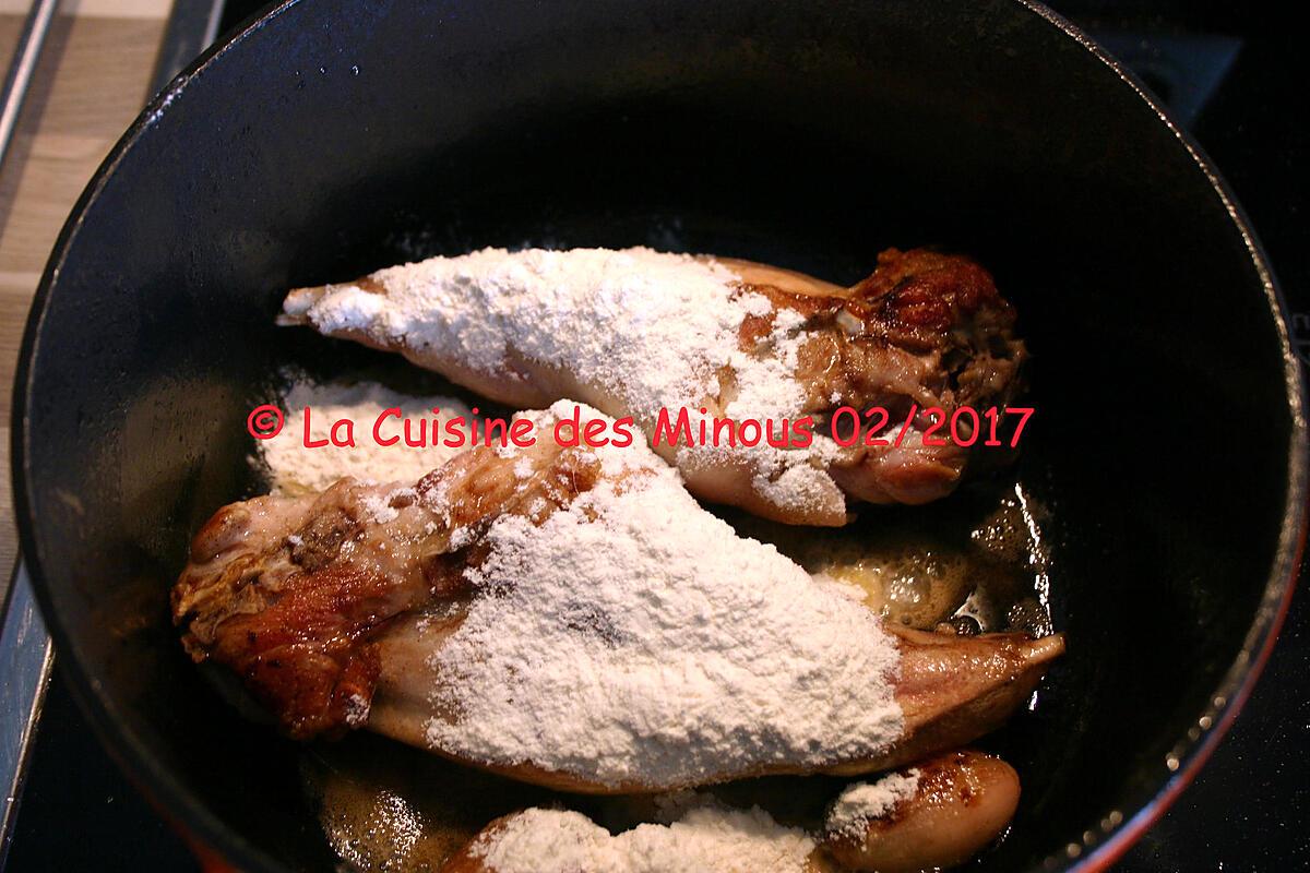 recette Cuisse de Lapin à la Torp-Mesnilaise