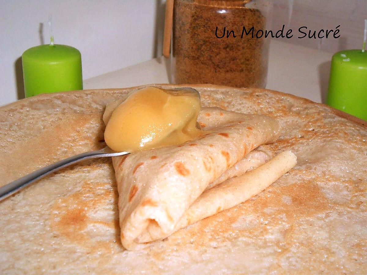 recette Crêpes légères sans oeuf