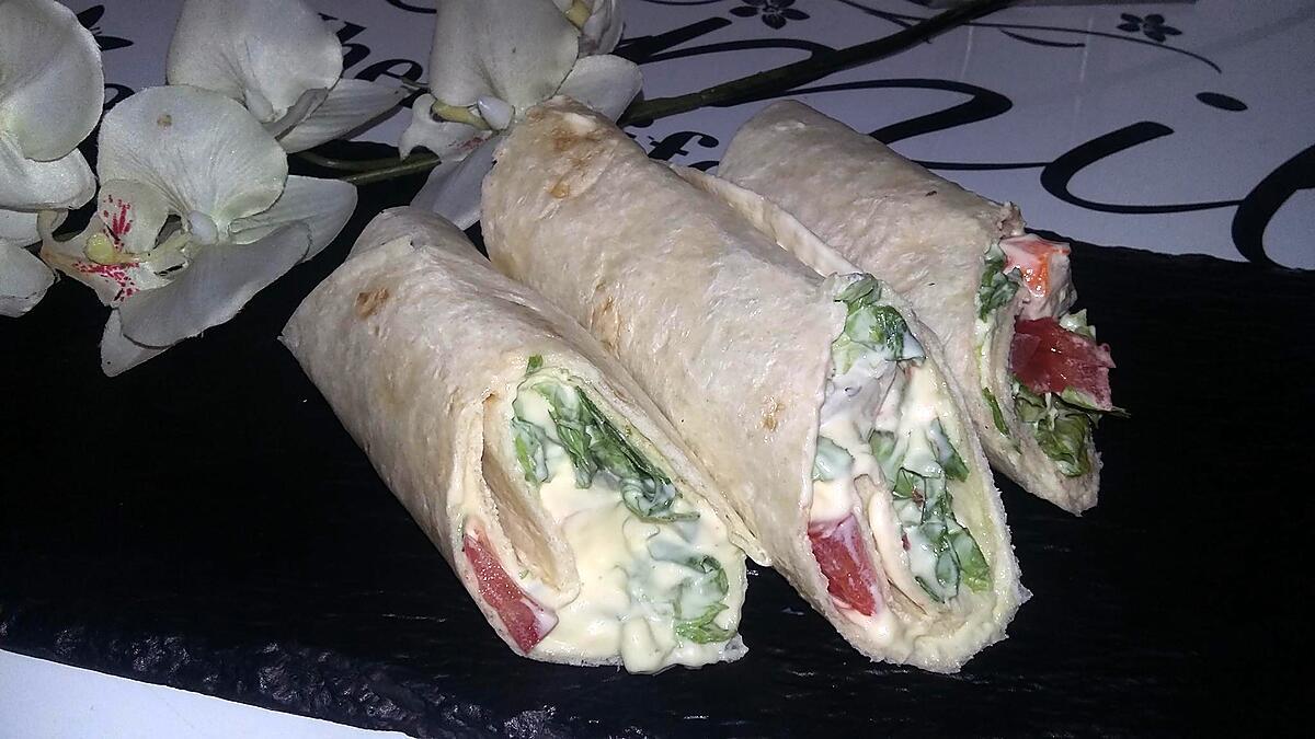 recette Wrap surimi