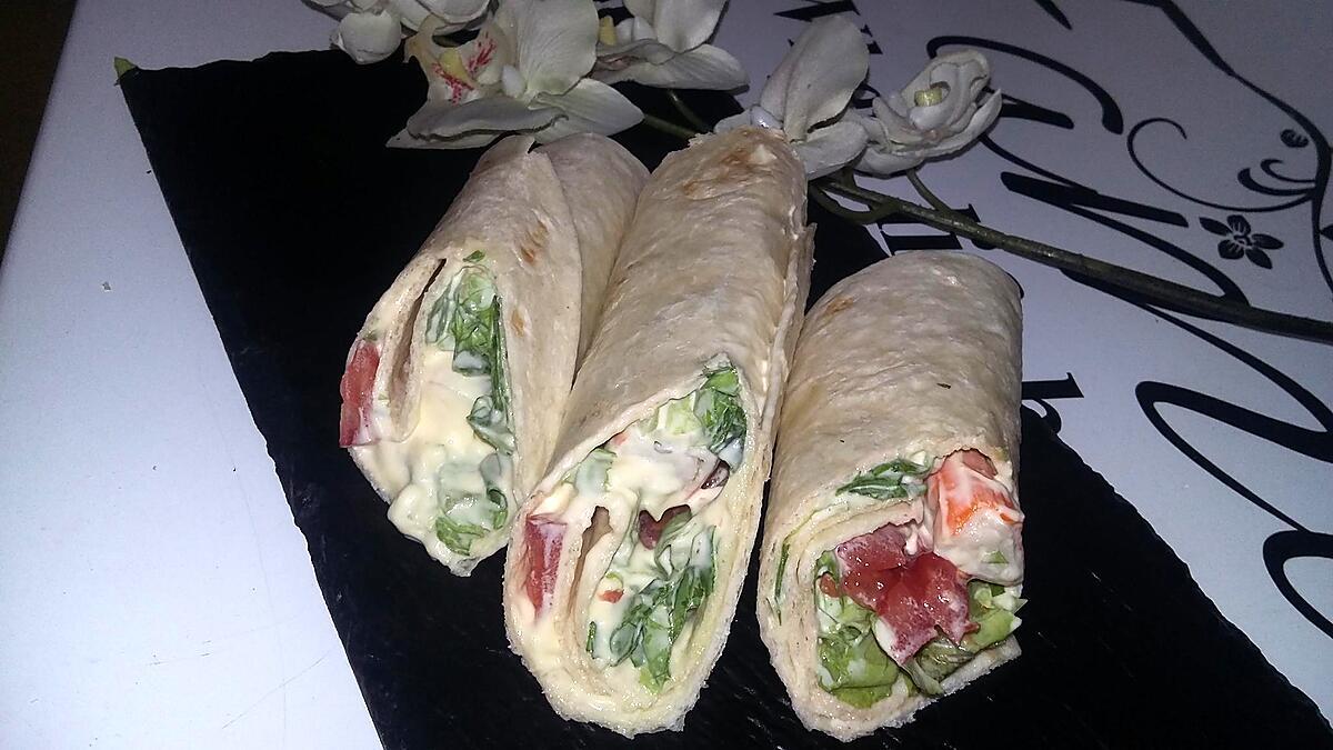 recette Wrap surimi