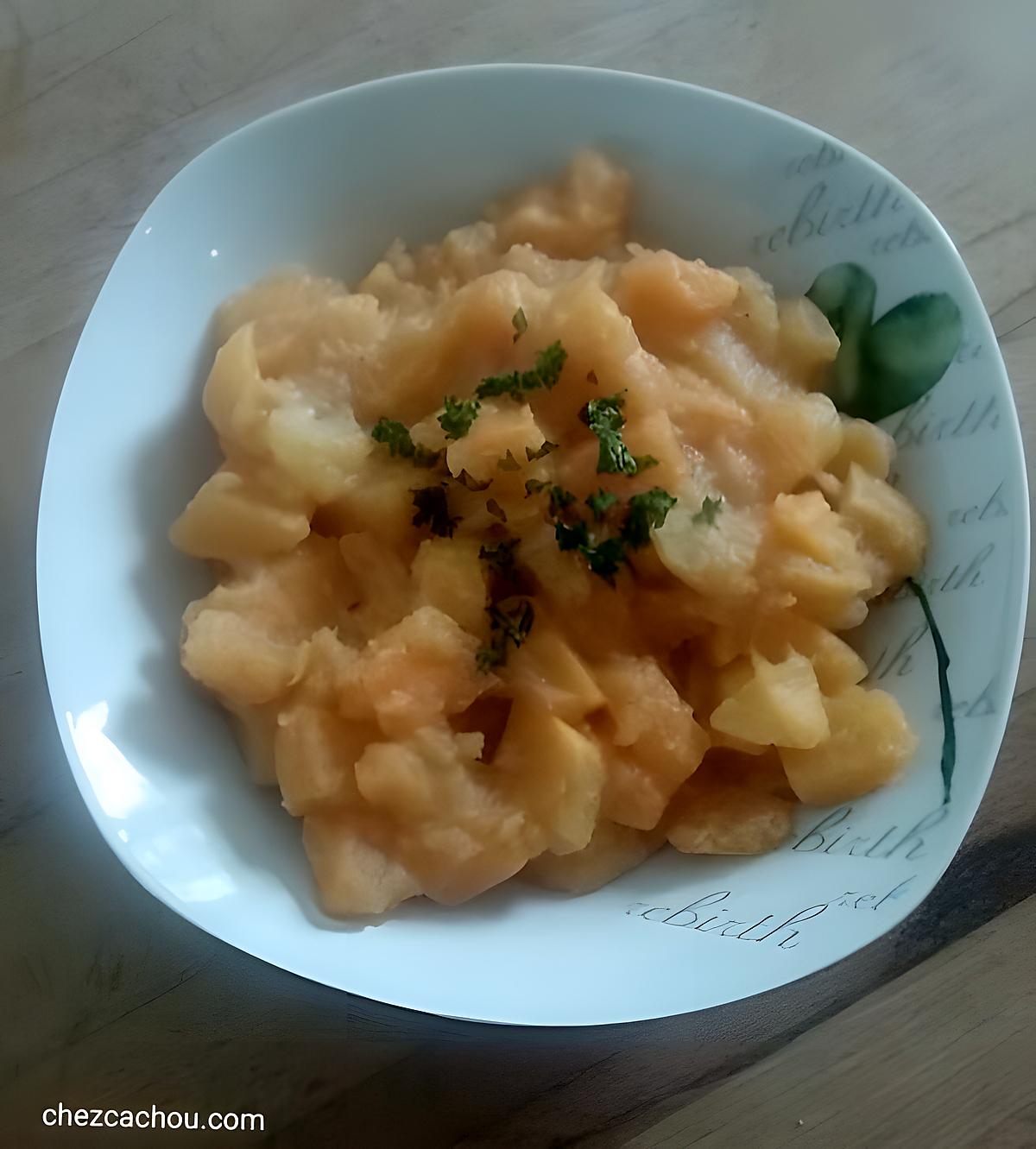 recette Mijoté de navets boule d'or et pommes de terre