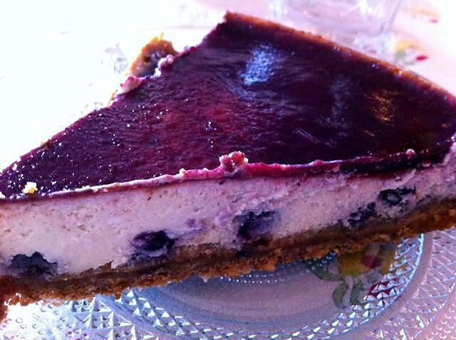 recette cheesecake aux myrtilles