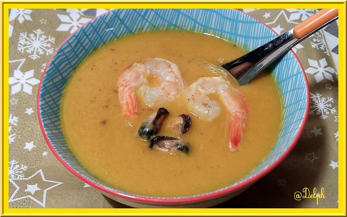 recette Velouté de carottes à la crème de coco et cumin