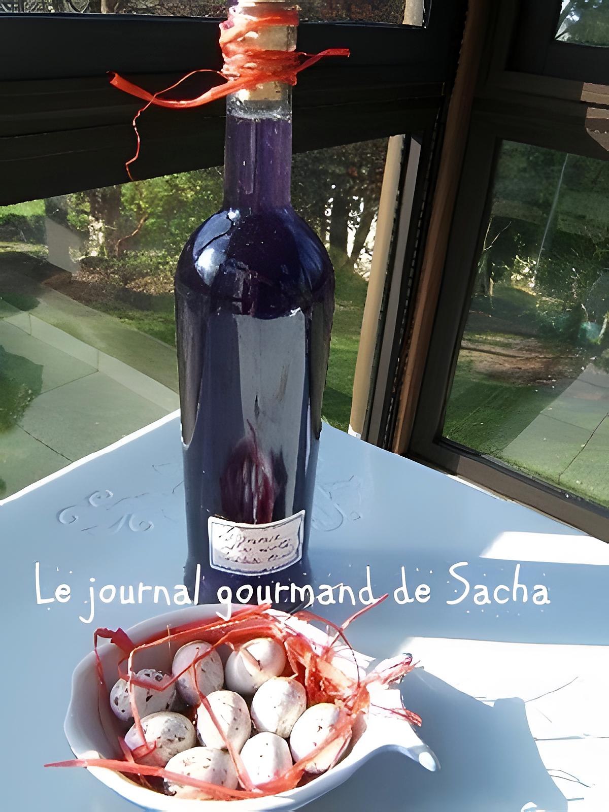 recette Liqueur de violettes fraîches