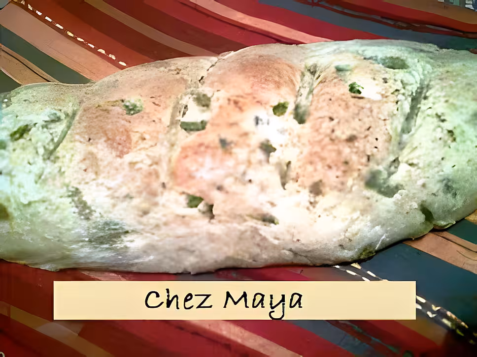 recette Baguette au poivron vert et au romarin séché