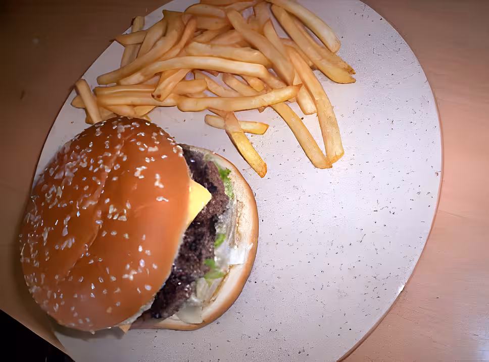 recette hamburger frite