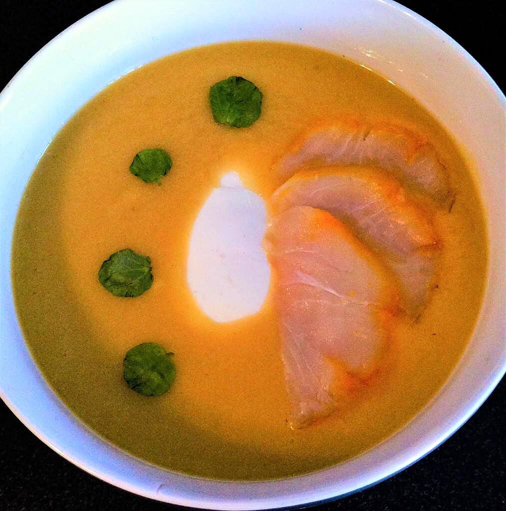 recette Oeuf poché sur velouté de haddock au thermomix