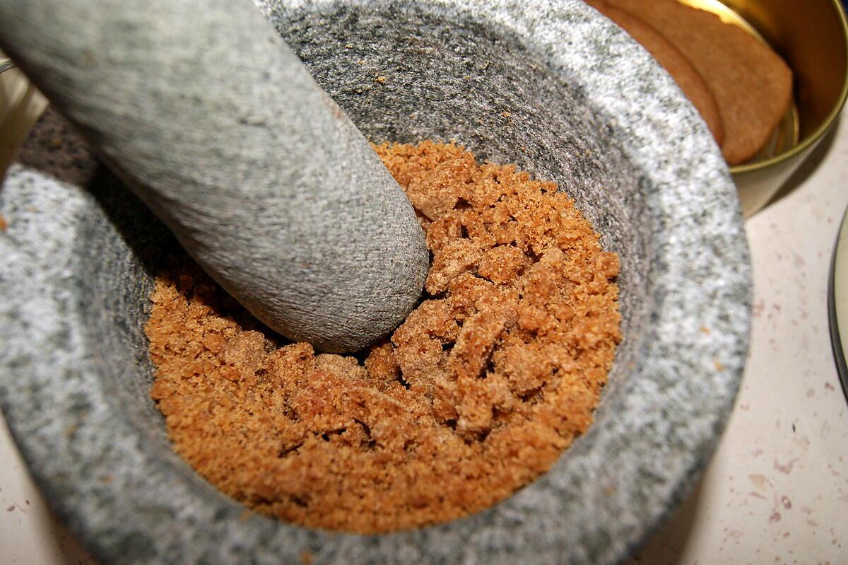 recette Crumble poires spéculoos