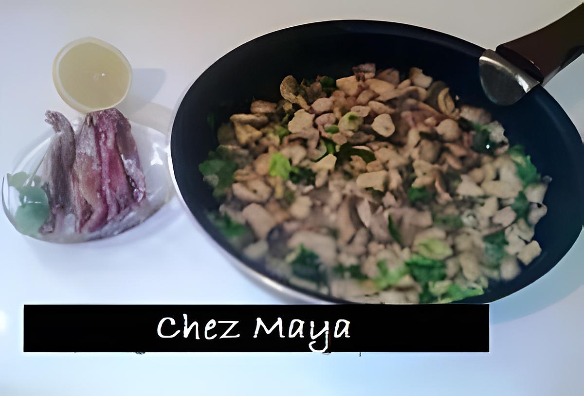 recette Champignons de Paris à la Monégasque