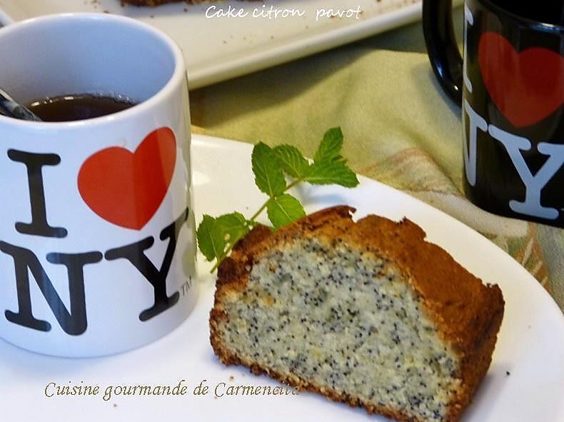 recette Cake citron pavot