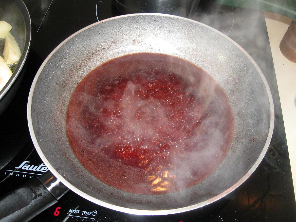 recette magret de canard et poires rôties, sauce au porto