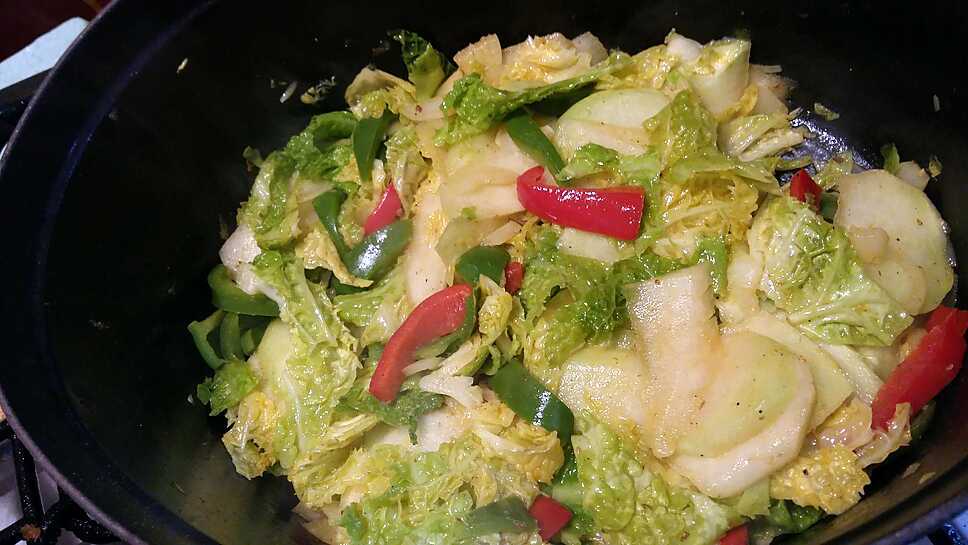 recette WOK DE LEGUMES SAUTES