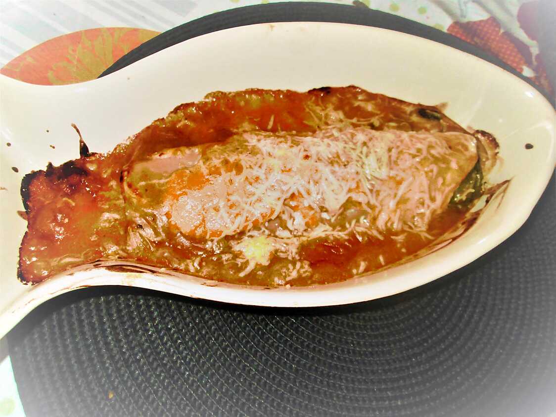 Recette de Gratin blanc de poireau saumon