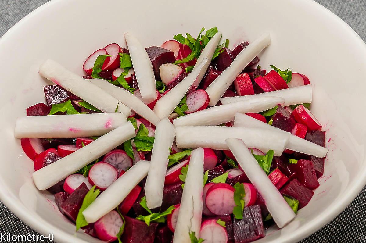 recette Salade de betteraves et radis