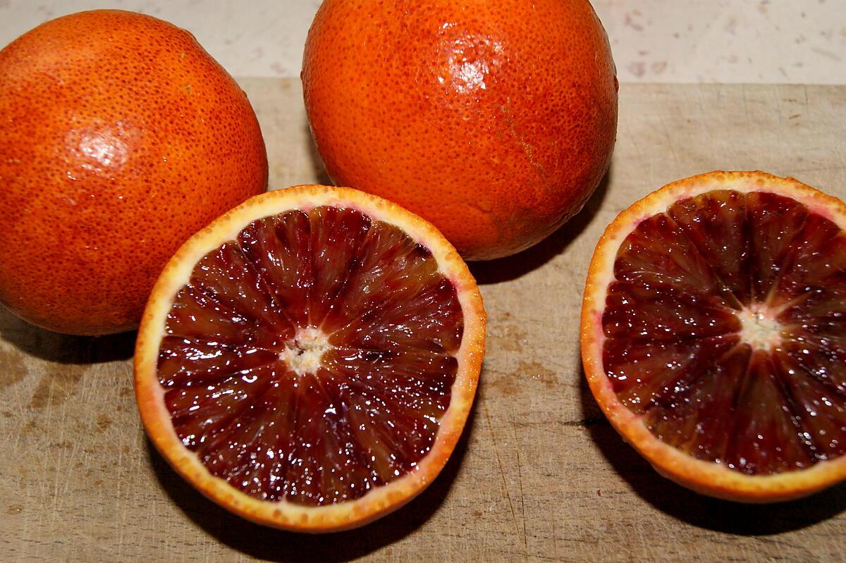 recette Gâteau à l'orange sanguine et son monstre chocolaté