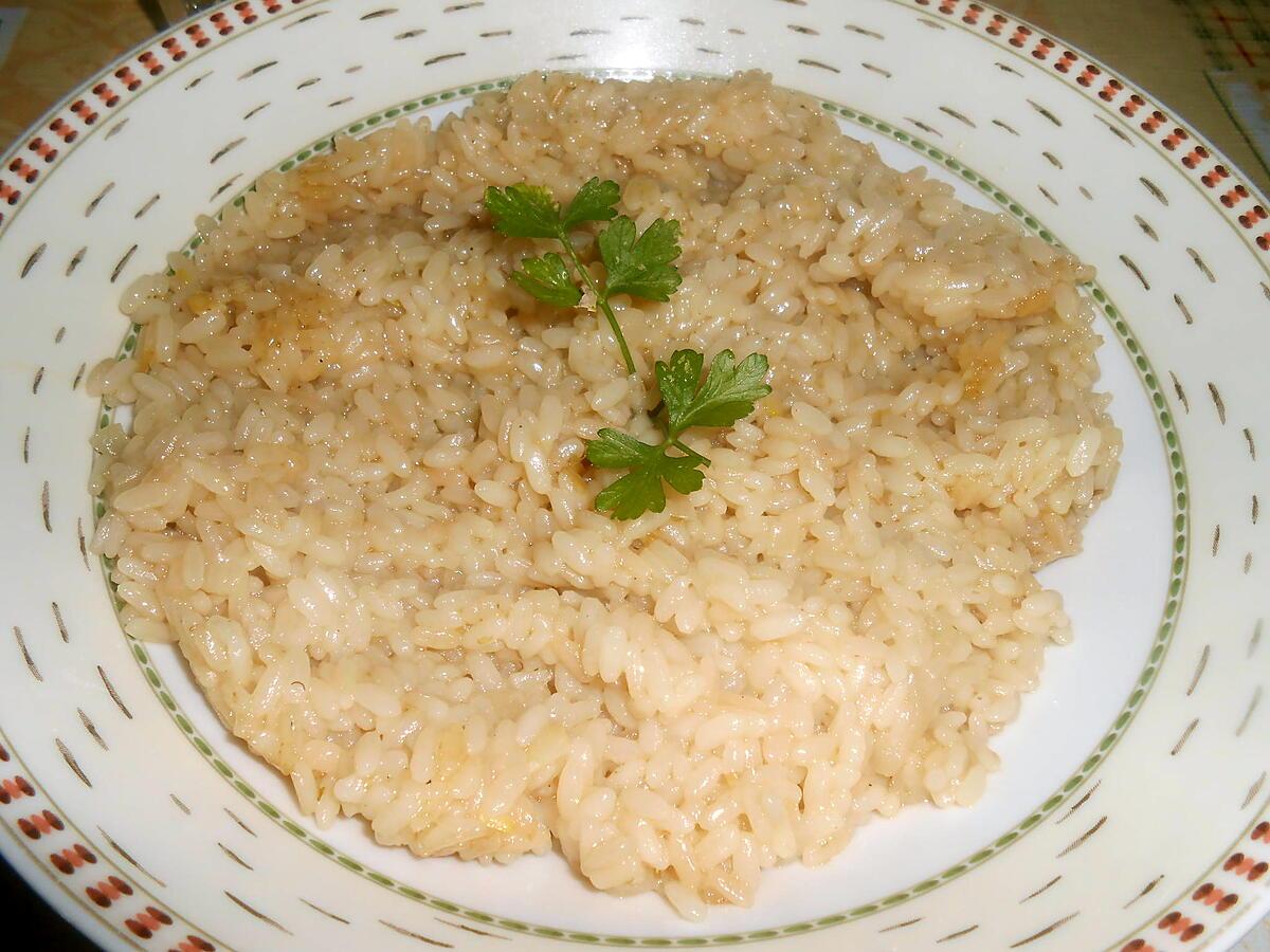 recette RESTE DE POULARDE  AU RIZ