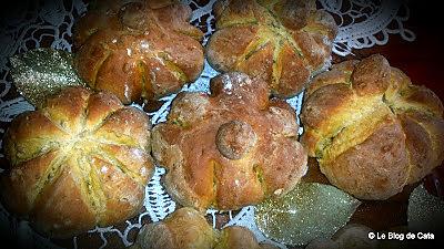 recette Pumpkin bread - Petits pains au potiron