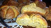 recette Pumpkin bread - Petits pains au potiron