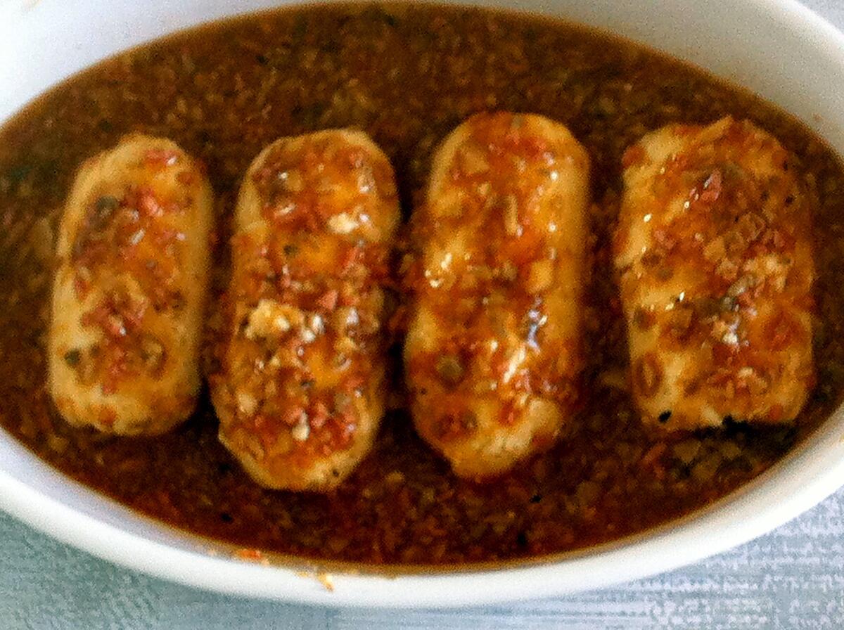 recette Quenelles de volaille sauce financière "thermomix"  Dukan