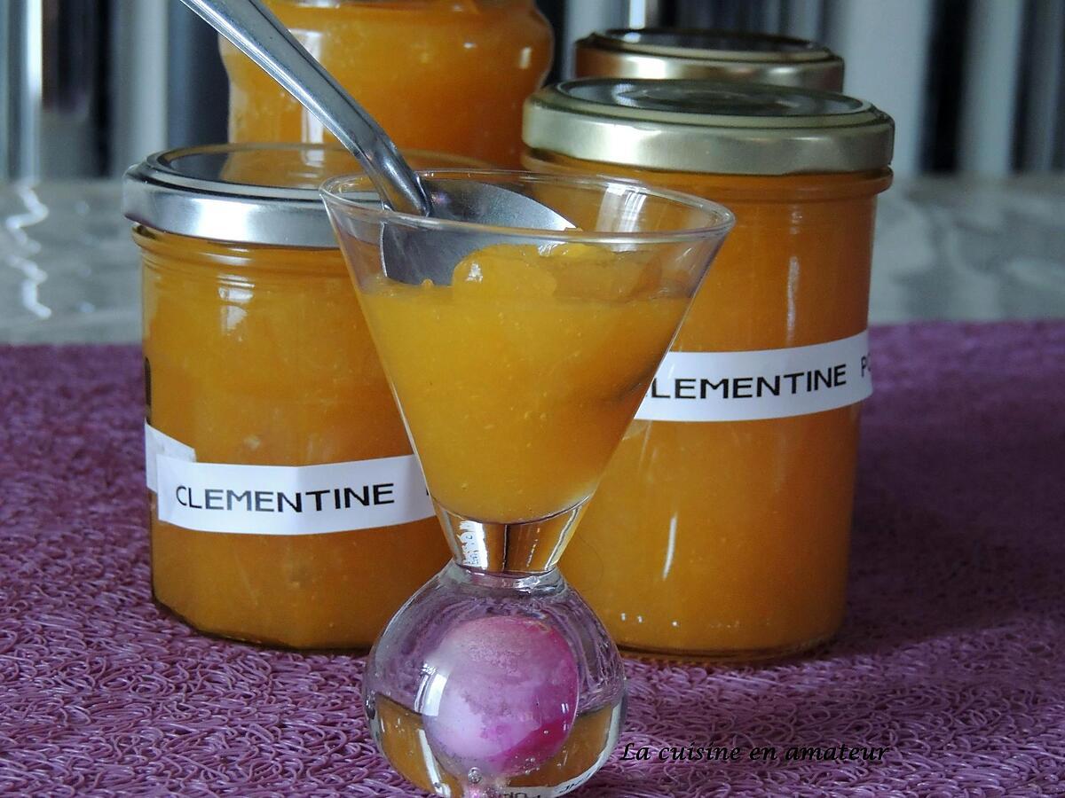 recette Confiture de clémentines et pommes