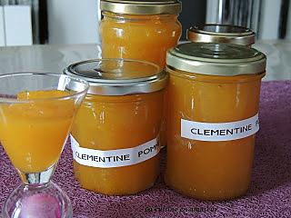 recette Confiture de clémentines et pommes