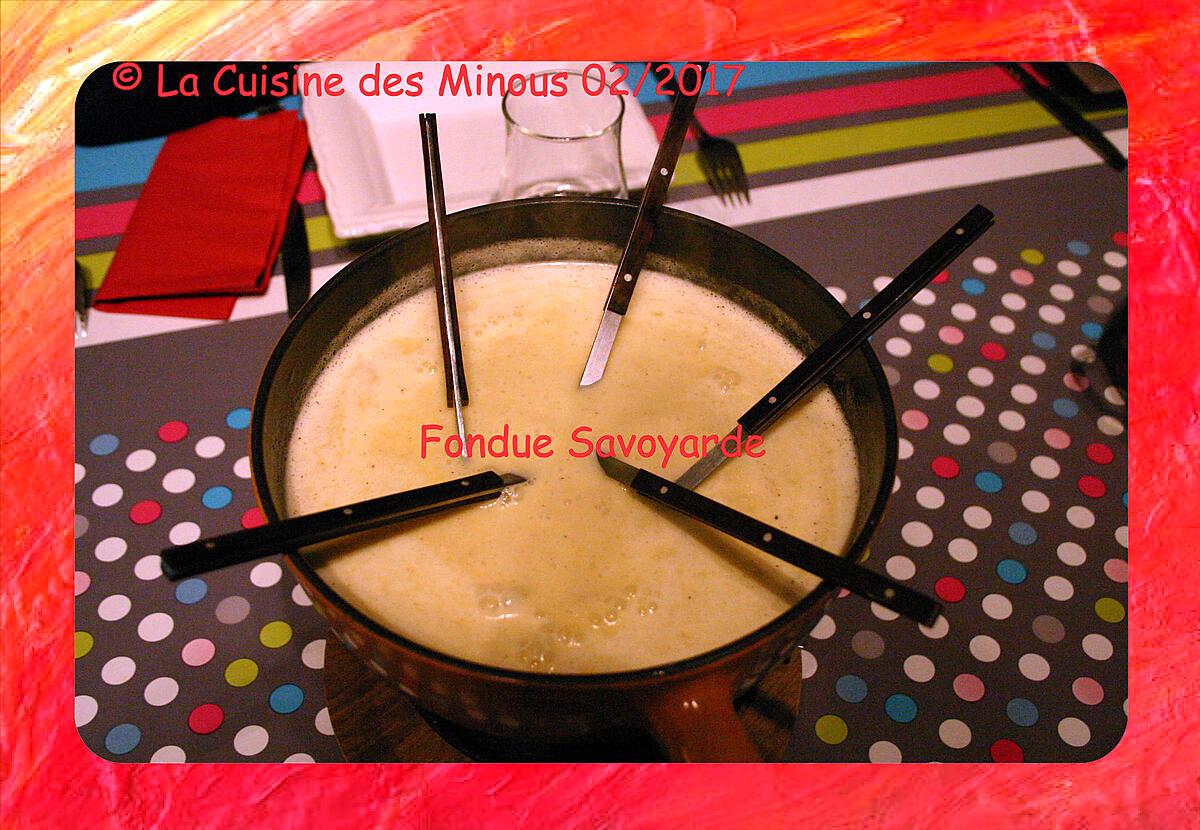 recette La Fondue Savoyarde