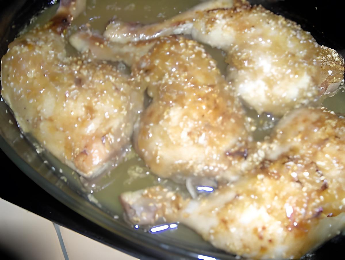 recette cuisses de poulet laquées au gingembre