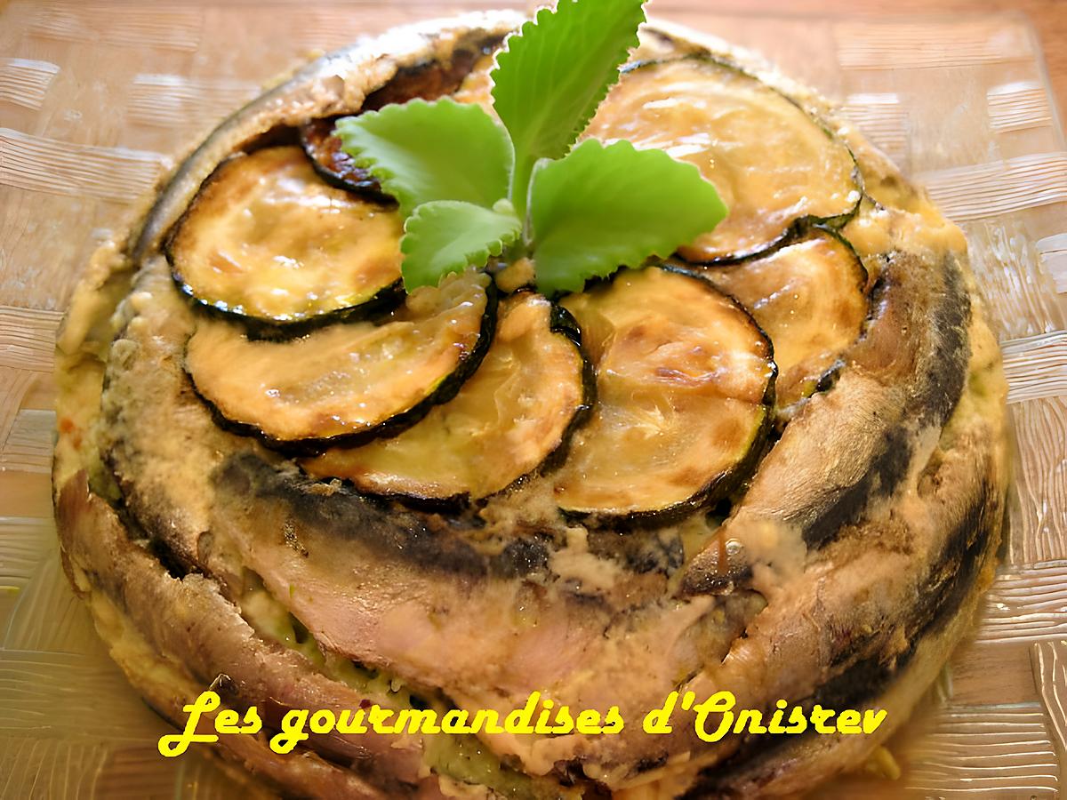 recette Petits flans de courgettes aux sardines fraîches