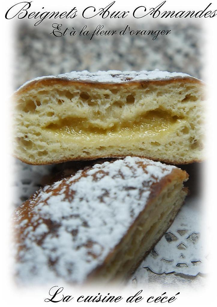 recette Beignets Aux Amandes et à la fleur d'oranger