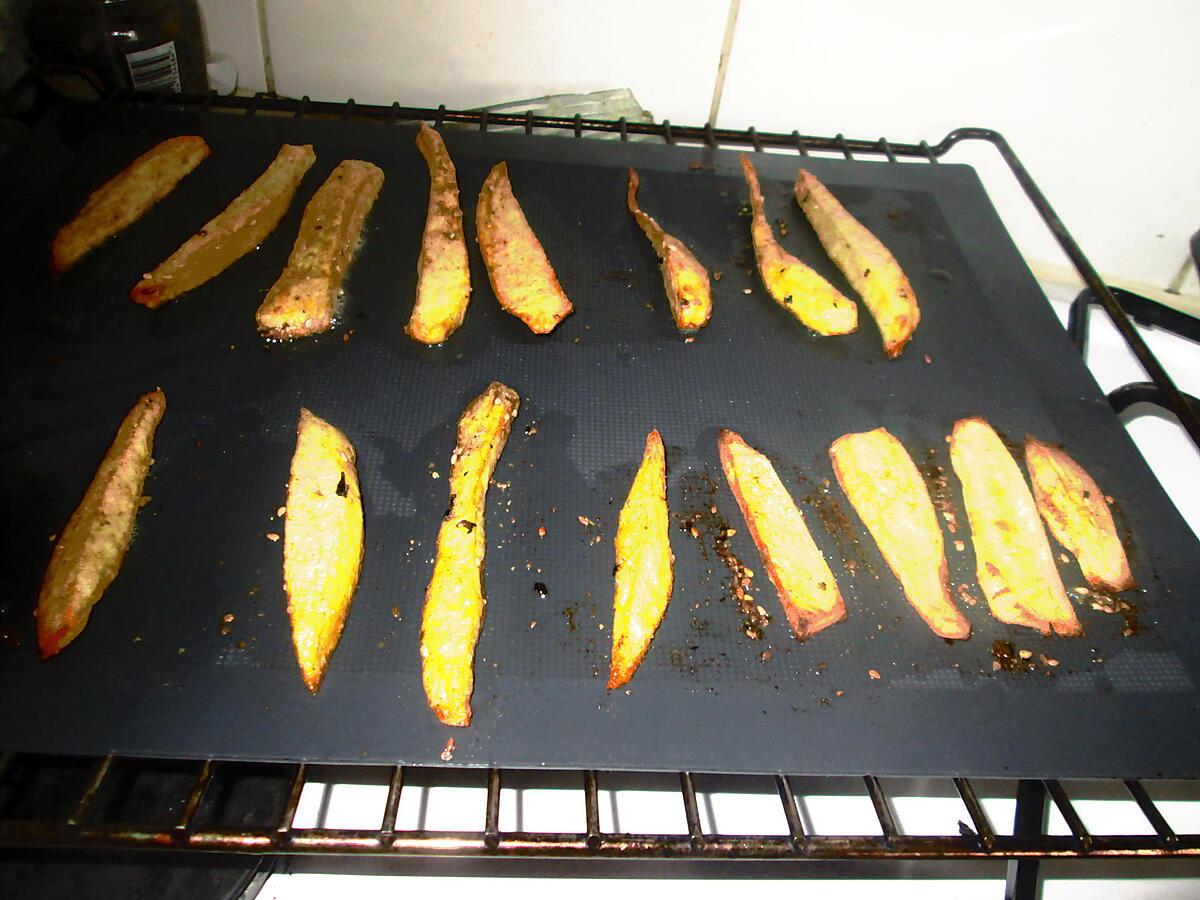 recette frites de panais au four