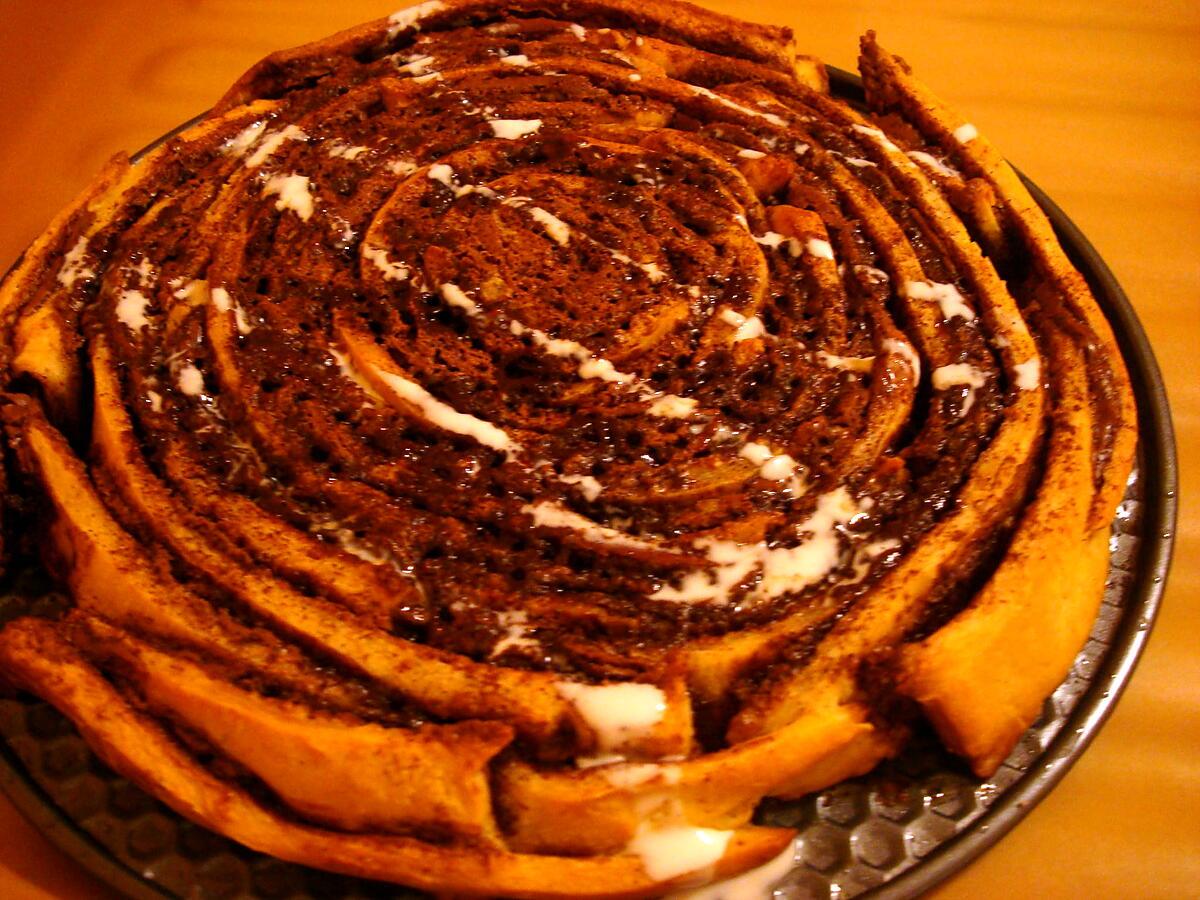 recette Gâteau tourbillon au nutella