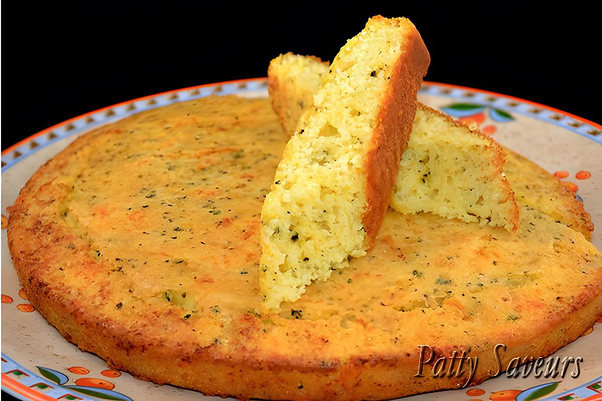 recette Pain au Maïs, Parmesan et Basilic