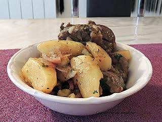 recette Joues de porc confites et pommes de terre
