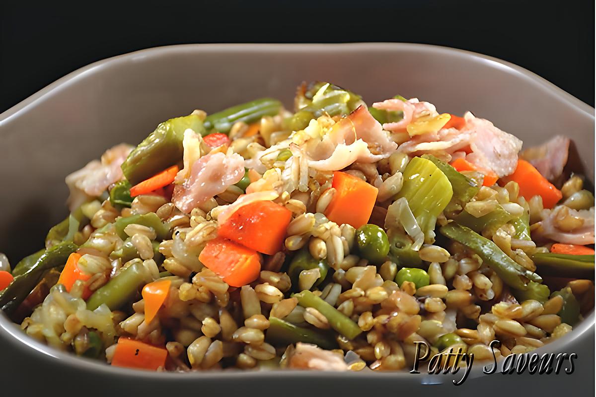 recette Epeautre Sauté aux Petits Légumes