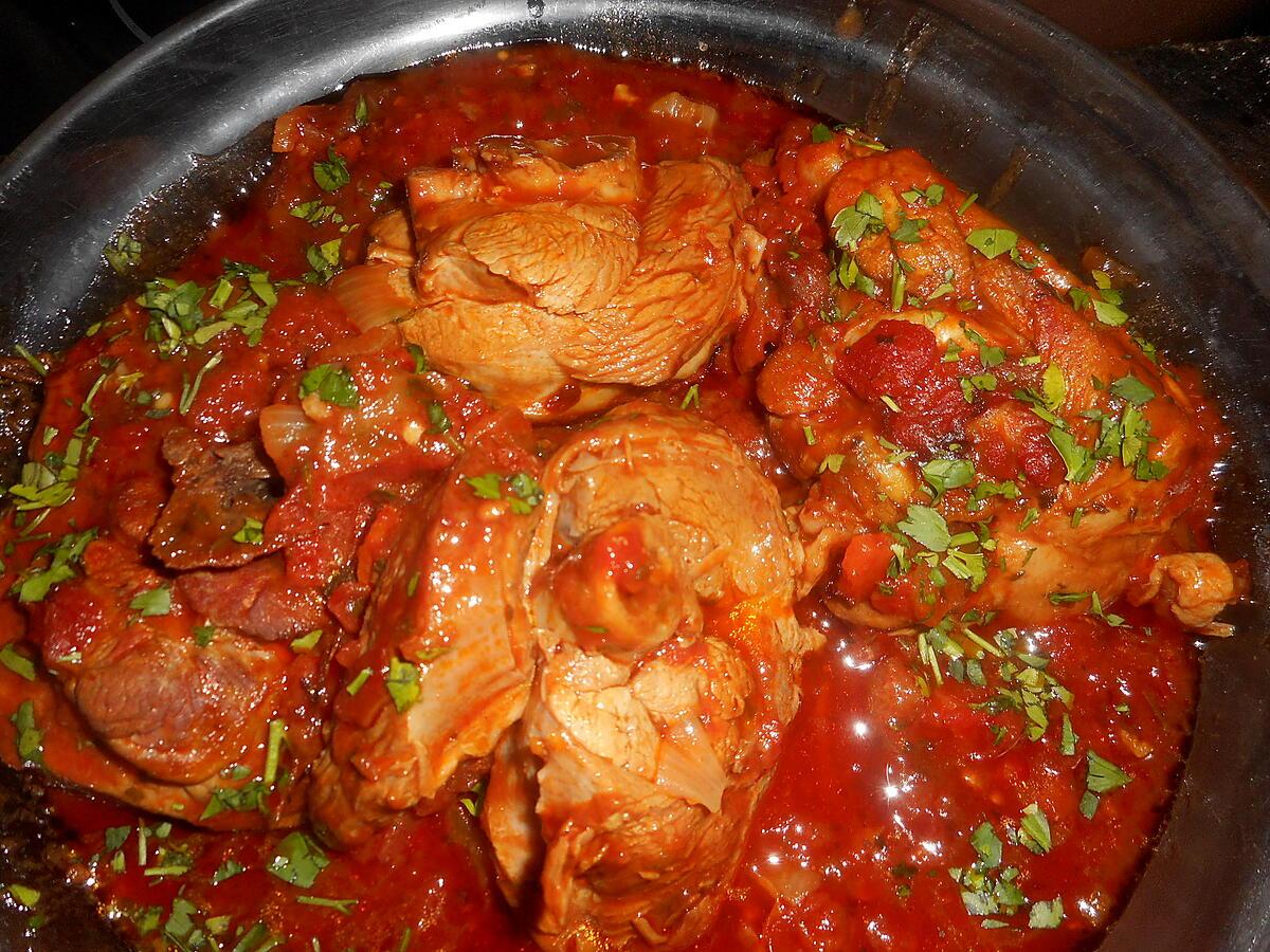 recette Osso bucco de dinde à la milanaise