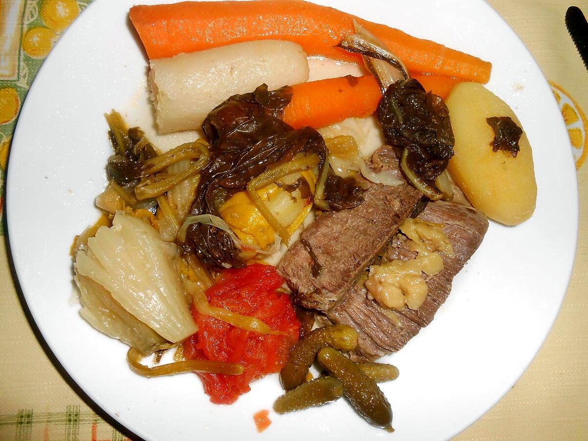 recette PETIT POT AU FEU DE BOEUF